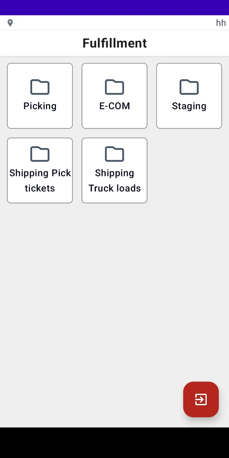 P4 WMS Fulfillment module — Picking, E-COM, Staging, Shipping Pick tickets, Shipping Truck loads